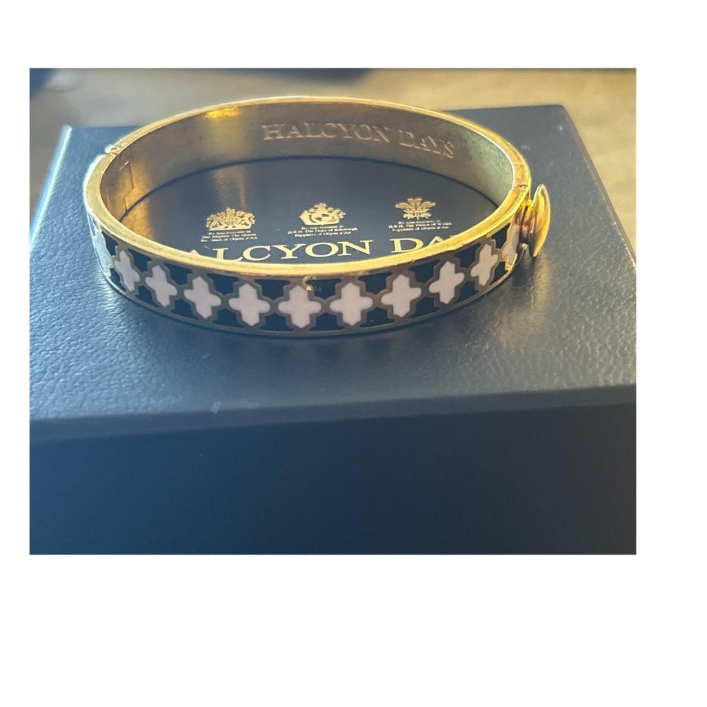 Halcyon Days Agama Hinged Enamel Bangle
